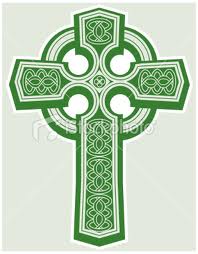 green celtic cross