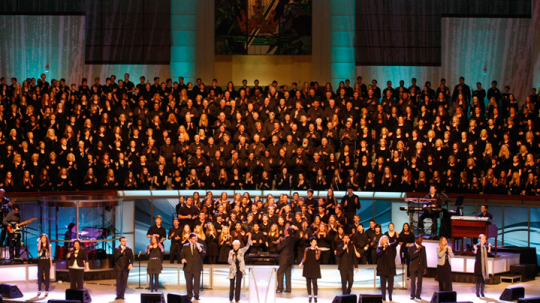 The Prestonwood Baptist Church Worship Choir, Plano, TX, directed by Worship Pastor Todd Bell